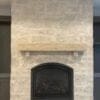 Draper Real Thin Stone Veneer Flush Joint Fireplace