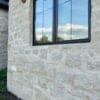 Draper Real Thin Stone Veneer with Gold Exterior Flush Joint