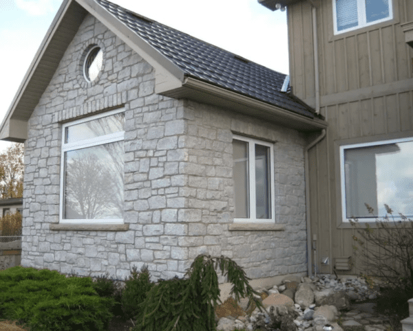 Duluth Real Thin Stone Veneer Exterior Accent Wall