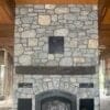 Duluth and Chateau Natural Thin Stone Veneer Blend Fireplace Installation