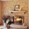 Key Largo Real Thin Stone Veneer Fireplace