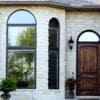 Wichita Natural Thin Veneer Stone Front Entrance