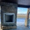 Yukon Natural Thin Veneer Outdoor Fireplace