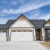 Zurich Natural Thin Stone Veneer Wainscoting with Dark Mortar