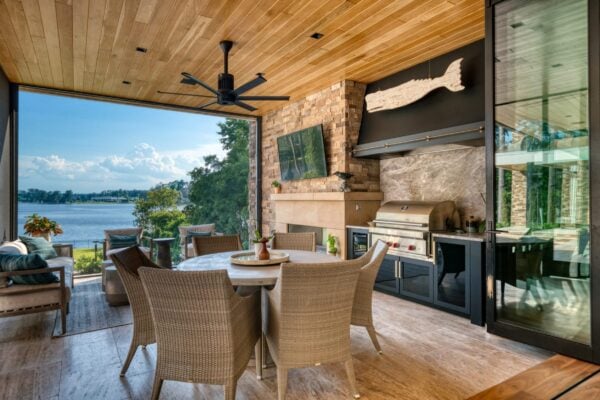 Door County Ledge Natural Thin Stone Veneer Drystack Outdoor Living