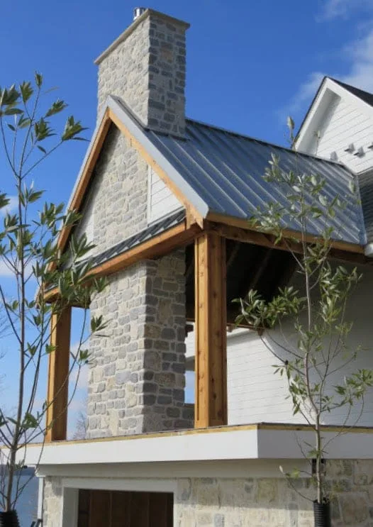 Duluth and Chateau Natural Stone Veneer Blend Outdoor Living