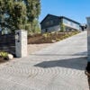 Plymouth Natural Granite Thin Veneer Entrance Pillars