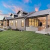 San Francisco Bay Area Covered Porch with Plymouth Natural Granite Thin Veneer Twilight