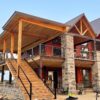 Buckingham Custom Brown Running Bond Natural Thin Stone Veneer Exterior