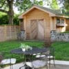 Custom Blend Concord and Custom Mosaic Dublin Real Stone Veneer Landscape Wall