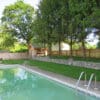 Custom Blend Concord and Custom Mosaic Dublin Real Stone Veneer Pool Landscape Wall