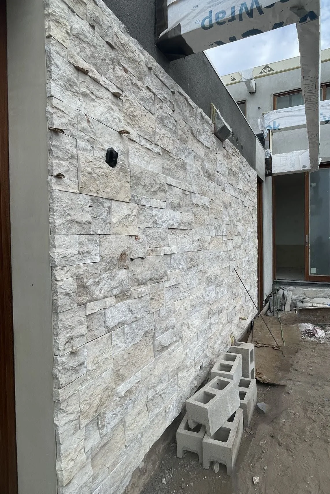 Nob Hill Real Thin Stone Veneer Installation