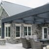 Pembroke Natural Thin Stone Veneer with Sawed Ends Patio