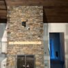 Ridgefield Natural Thin Stone Veneer Fireplace