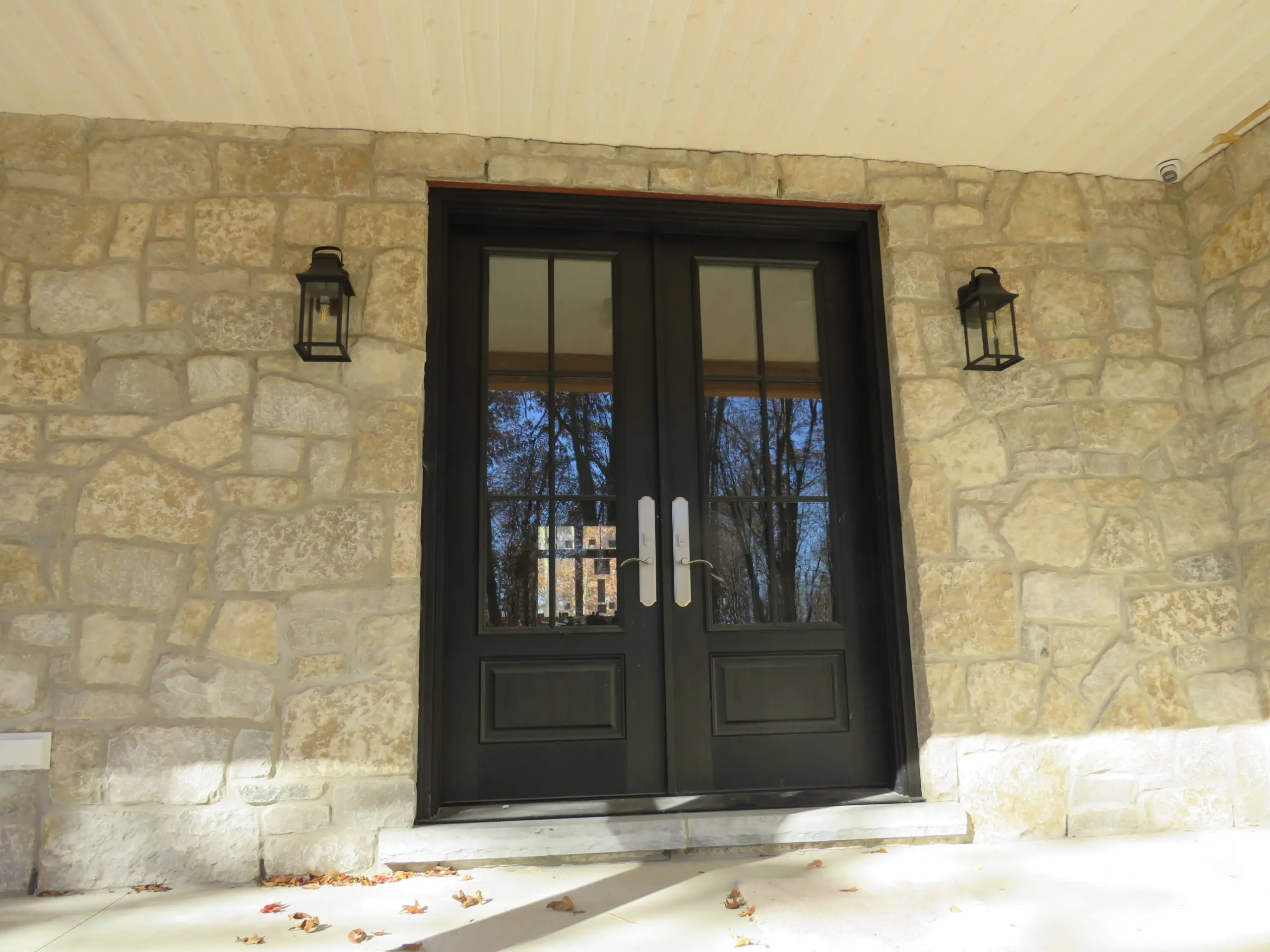 Chateau Natural Thin Veneer Front Entrance