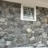 Concord Natural Stone Veneer Custom Blend with Dark Pieces Porch