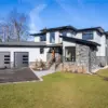 Custom Dublin and Pembroke Drystack Cut Real Stone Veneer Exterior