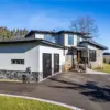 Custom Dublin and Pembroke Drystack Cut Real Thin Stone Veneer Exterior