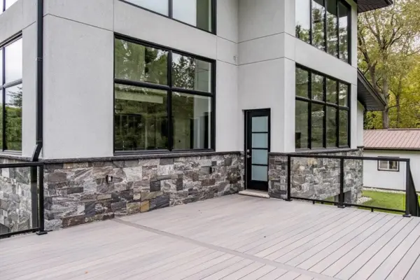 Custom Dublin and Pembroke Drystack Cut Real Thin Stone Veneer Wainscoting