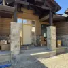 Westgate Natural Stone Veneer Exterior Pillars and Wainscoting