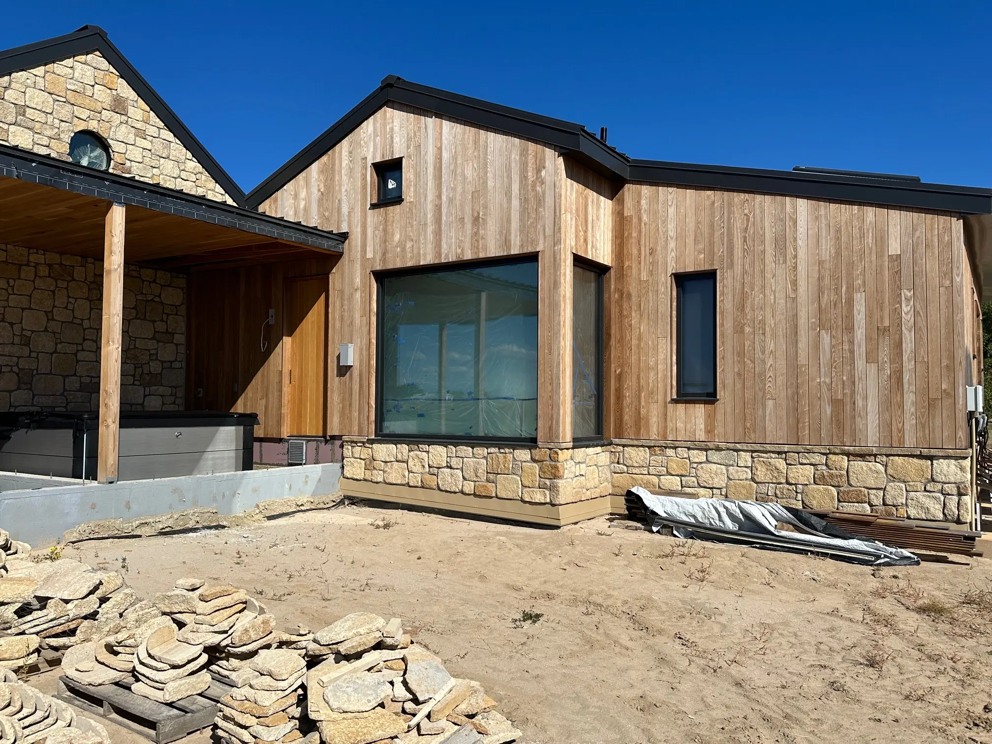 Winfield Real Stone Veneer Exterior