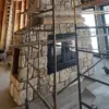 Winfield Real Stone Veneer Fireplace