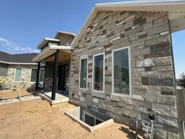 Balestrand Natural Thin Stone Veneer Exterior Install