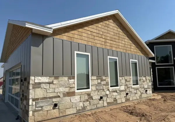 Balestrand Natural Thin Stone Veneer Wainscoting Install