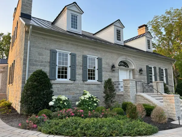 Larchmont Custom Course Height Natural Stone Veneer Exterior