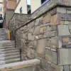 Lisse Real Thin Stone Veneer Commercial Stairs
