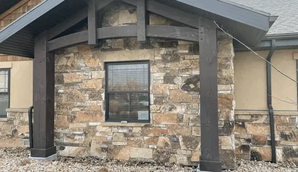Bamberg Real Thin Stone Veneer Exterior Accent Wall and Wainscoting