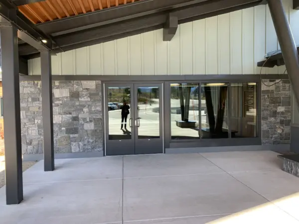 Blackfriars Natural Stone Veneer Commercial Entrance