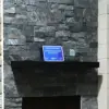 Chelsea Real Thin Stone Veneer Drystack Fireplace