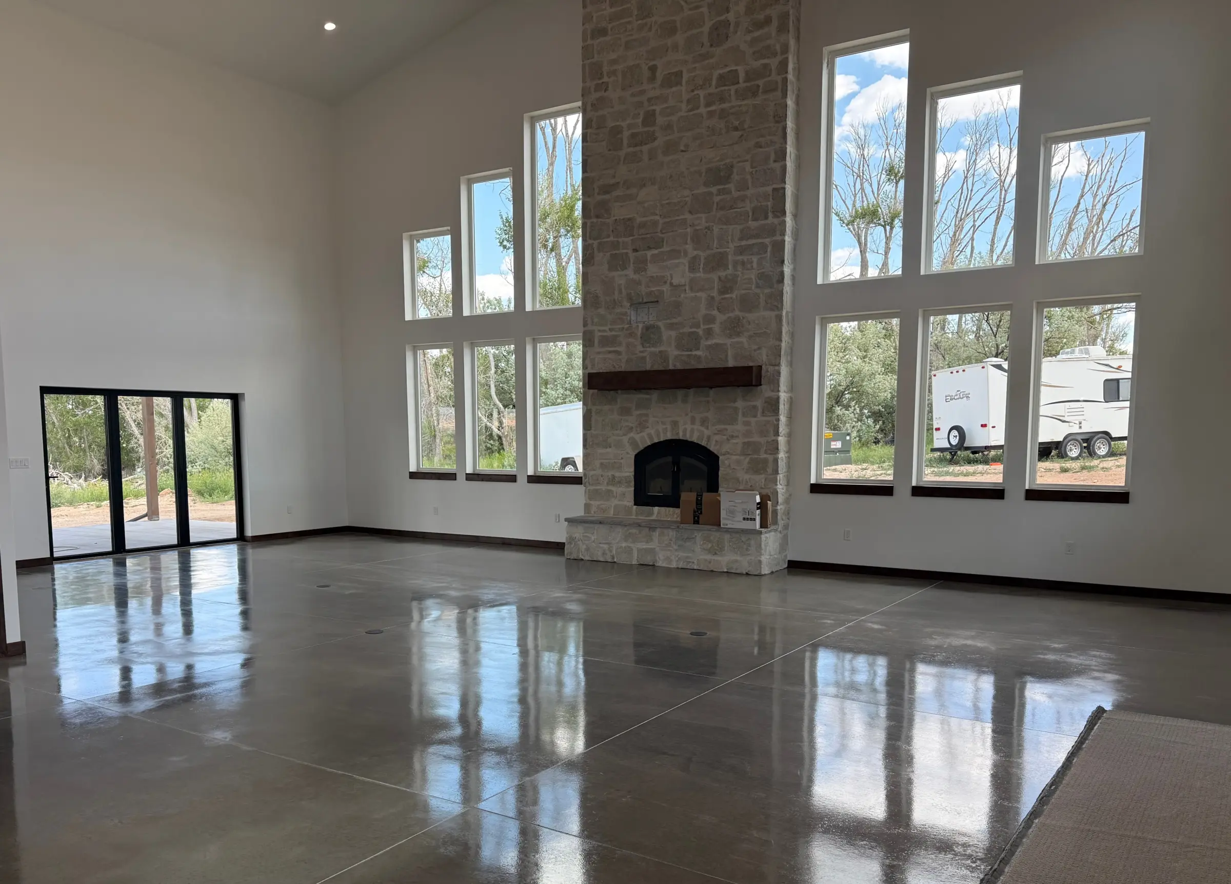 Crupet Natural Thin Stone Veneer Interior Fireplace
