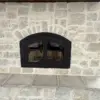 Crupet Real Thin Stone Veneer Fireplace Close Up