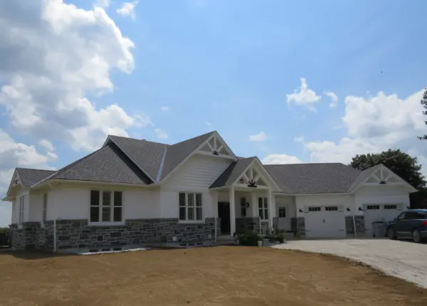 Custom Timmins and Custom Dublin Real Stone Veneer Exterior