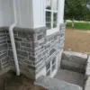 Custom Timmins and Custom Dublin Real Stone Veneer Exterior Wainscoting