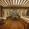 Custom Tumbled Lucca Natural Stone Veneer Commercial Interior Accent Walls