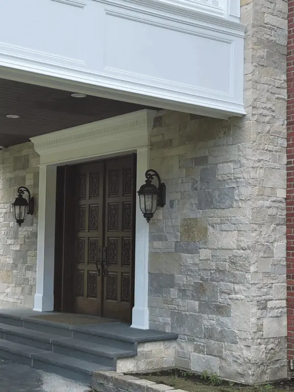 Fond du Lac and Empire Custom Blend Natural Stone Veneer Masonry