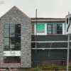 Larchmont Real Thin Stone Veneer Exterior Installation In Progress