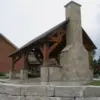 Lucca Natural Stone Veneer Custom Color Covered Pavilion
