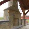 Lucca Natural Stone Veneer Custom Color Fireplace