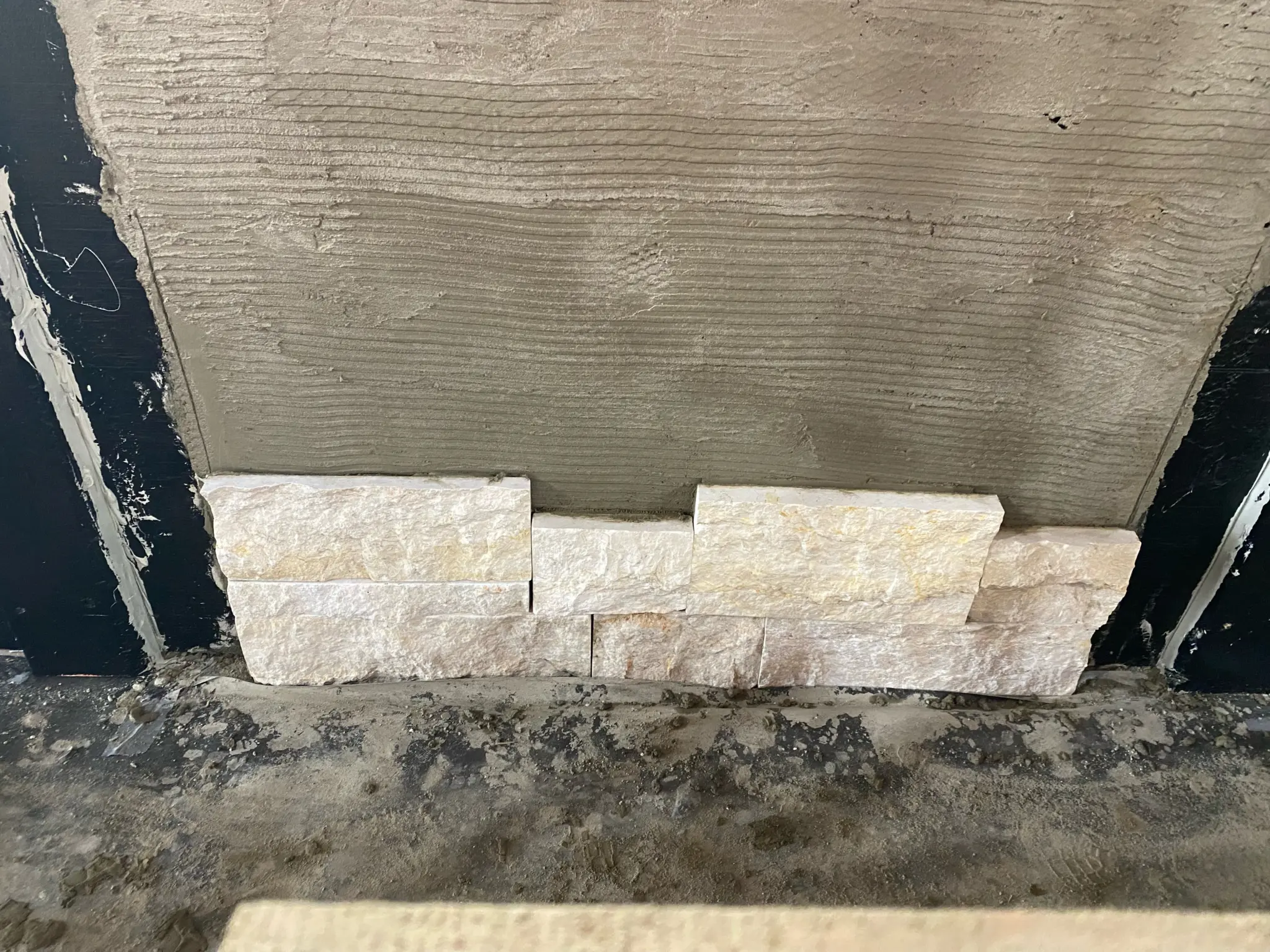 Nob Hill Natural Stone Veneer Drystack Installation