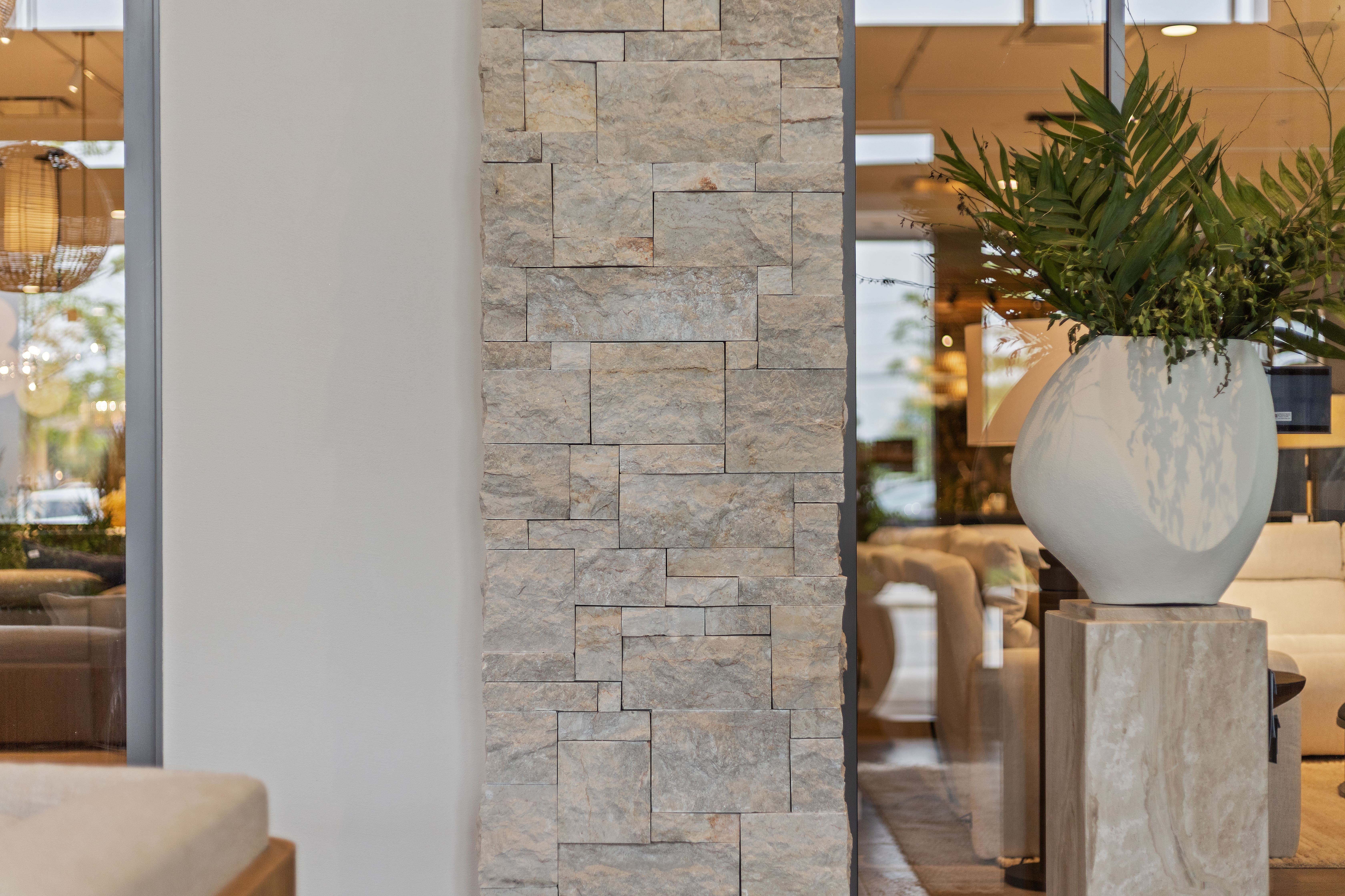 Nob Hill Natural Stone Veneer Interior Accent Wall