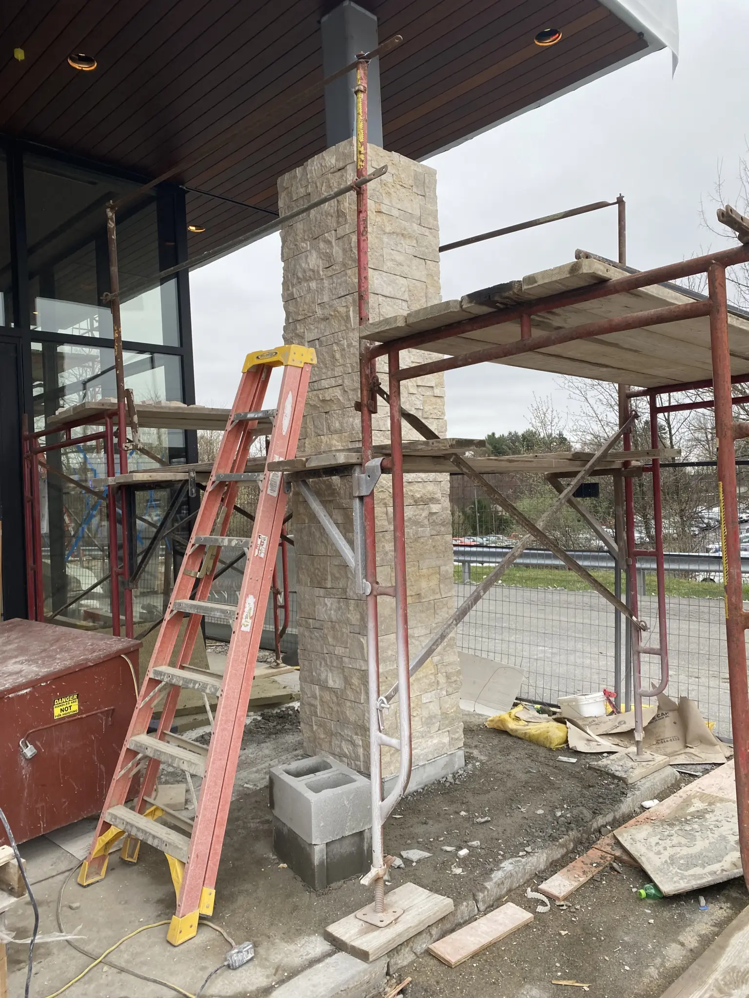 Nob Hill in Progress Pillar