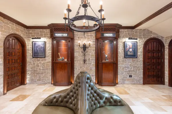 Tuscan Antique Real Thin Stone Veneer Interior Wall