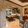 Tuscan Antique Real Thin Stone Veneer Kitchen and Dining