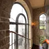 Tuscan Antique Real Thin Stone Veneer Window Close Up
