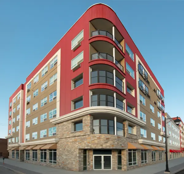 Aspen Natural Thin Stone Veneer Commercial Exterior