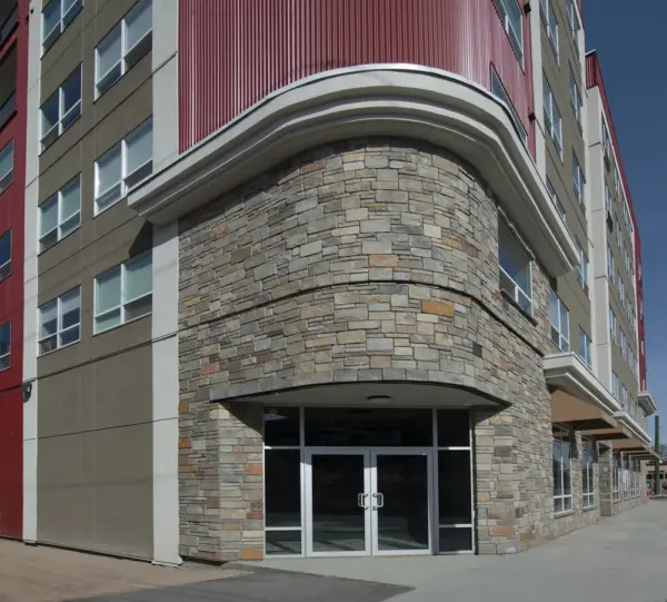 Aspen Real Thin Stone Veneer Commercial Exterior